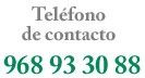 Teléfono de contacto - 968 93 30 88